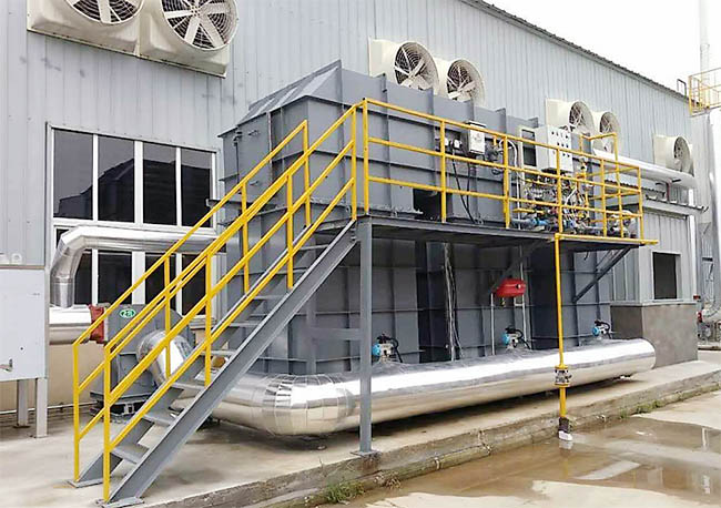 制藥廢氣風(fēng)量小、濃度高直接燃燒處理工程